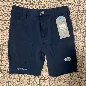 Mossy Oak Navy Blue youth medium fishing shorts